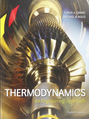 cover image of Thermodynamics: An engineering aproach